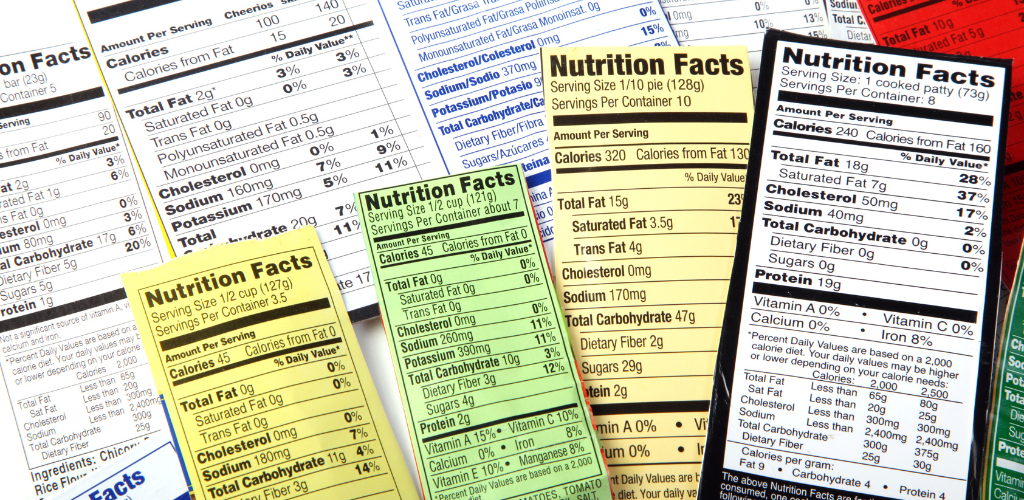 nutritional labeling laws